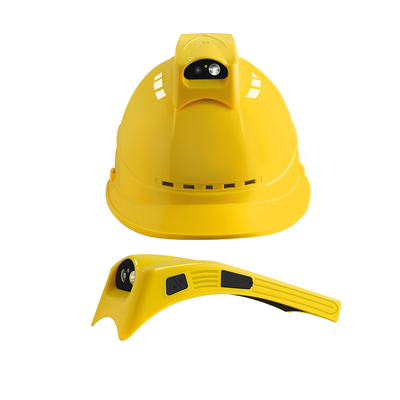 Casco de seguridad inteligente con transmisión en vivo para sistema de gestión de sitios de construcción