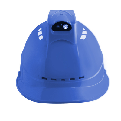 Casco de seguridad inteligente con transmisión en vivo para sistema de gestión de sitios de construcción
