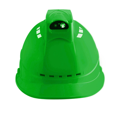 Casco de seguridad inteligente con transmisión en vivo para sistema de gestión de sitios de construcción