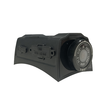 lente dual 1080P Live Streaming real de la cámara táctica militar del casco 4G