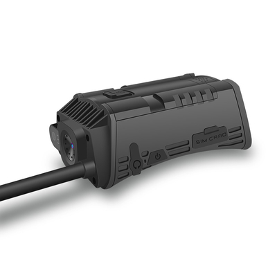 cámara elegante del casco de seguridad 4g IP66, soporte de cámara del casco