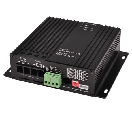 Cargador de batería de la FCC 30A DC DC para la batería sellada AGM LifePO4 de plomo-ácido del gel de litio