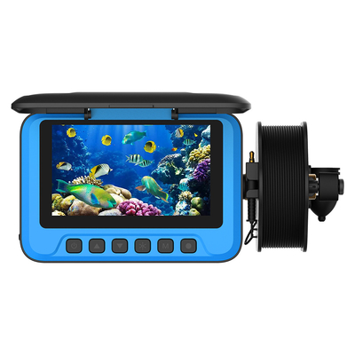 Cámara de pesca submarina gran angular de 160 grados con monitor LCD de 4,3 pulgadas