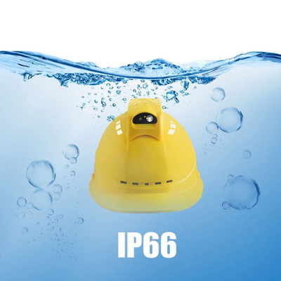 Casco dividido de vapor vivo 4G con cámara montada en casco de seguridad para minería de construcción