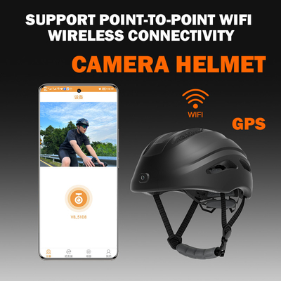 130 grados del casco de seguridad de la cámara de la motocicleta de la bici de la bicicleta de la vespa del montar a caballo de casco de la cámara