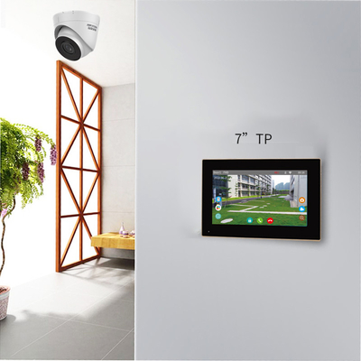 El sistema de intercomunicación video inalámbrico del timbre del IP del teléfono de la puerta de WIFI 1080P ató con alambre la visión nocturna de la cámara