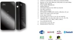 Mini proyector portátil de 30-120 pulgadas para cine en casa y películas al aire libre
