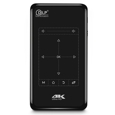 Vida de lámpara elegante del mini proyector 20000hours de DLP con la certificación de ROHS
