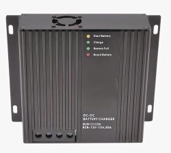 Cargador de batería completamente automático de CC a CC Cargador de batería de 12V 30A RV