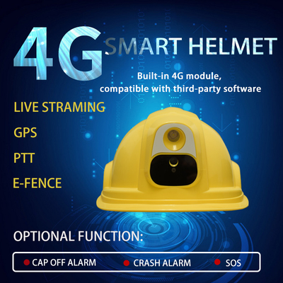 ayuda 4G 3G WIFI GPS y Bluetooth Android de la cámara del casco de seguridad de 1080P Prosonal