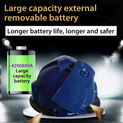Cámara del casco de seguridad de la ayuda 4G 3G con 7 horas de registración de batería del tiempo 4200mAh