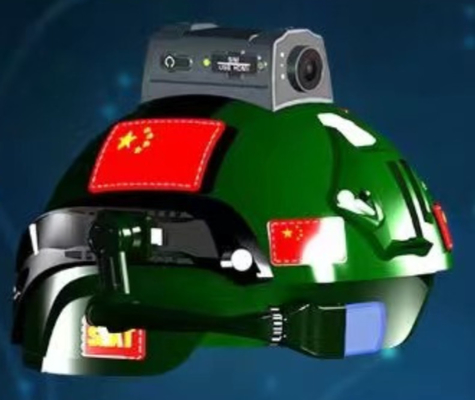Cámaras personales del cuerpo del casco táctico militar con el seguimiento de GPS del intercomunicador del PTT