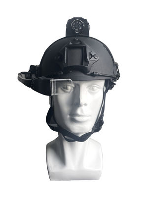 Seguridad 4G Casco táctico cámara de doble lente 1080P transmisión en vivo real