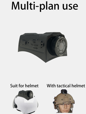 cámara táctica de Live Streaming Helmet Hard Hat de la cámara del casco de 4G GPS