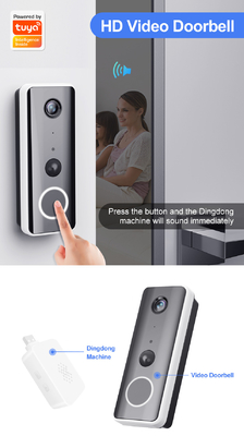 PIR Detection Smart Home Doorbell con la lente de la longitud focal F2.0 de 3m m y el control de la voz