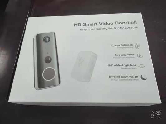 Timbre video 4 de WIFI de la visión nocturna - almacenamiento de la nube/del micro tarjeta SD de la duración de la batería 6months