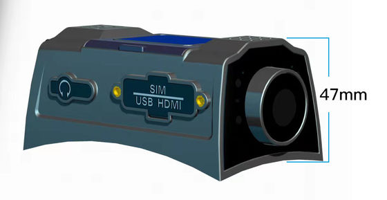 3G 4G Wi-Fi GPS Mini Cámara de casco inteligente