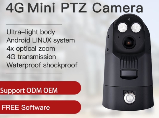 IP66 4g cámara portátil incorporada en batería de litio