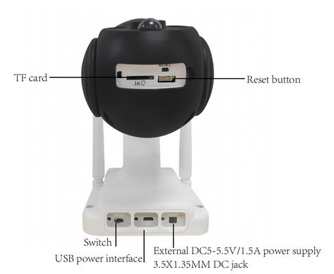 Tuya Wifi Batería Solar Cámara de seguridad 4G PTZ Cámara para el patio interior exterior