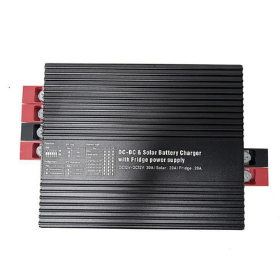 Cargador de refuerzo DC-DC 12V 30A Solar MPPT 20A Cargador de refrigerador 20A Controlador para vehículo RV Yacht de automóviles