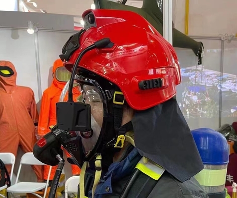 4G video en vivo cámara térmica de bomberos robusta cámara de casco de alta protección del cuerpo impermeable a fuego