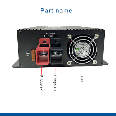 Control de cargador solar con fuente de alimentación para refrigerador