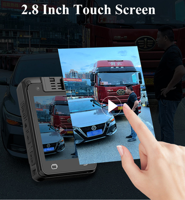 AI reconocimiento facial Policía cámaras corporales 2 Way Talk visión nocturna Sistema Android