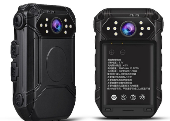 13MP de visión nocturna de la Policía de la cámara portada por el cuerpo con 120 ° gran ángulo y IP66 impermeable