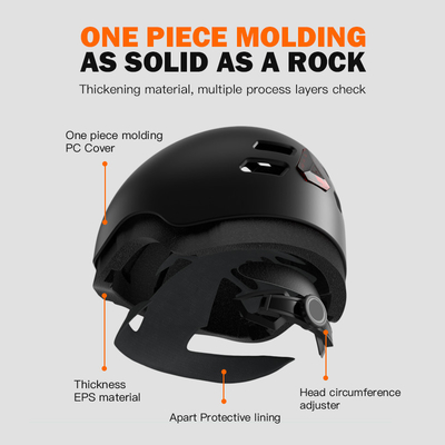 720P cámara de casco de seguridad con IP67 impermeable y temperaturas de funcionamiento a 70 grados C