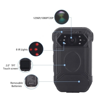 4G Policía portátil HD cámara corporal guardia de seguridad cámara DVR personal
