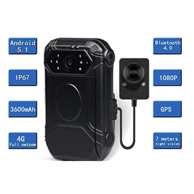 4G Policía portátil HD cámara corporal guardia de seguridad cámara DVR personal