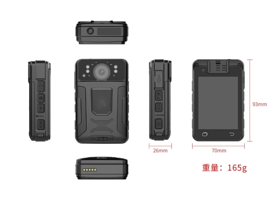 1080P 4G cámara corporal con GPS y 120 grados de gran angular con IP66