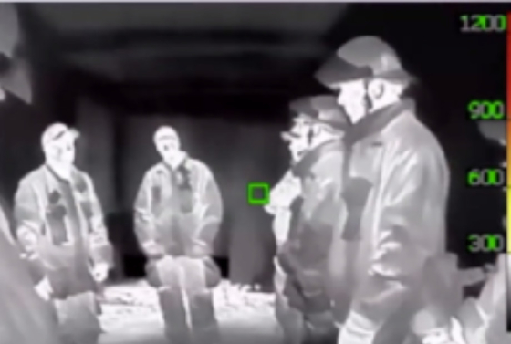 Camara de seguridad de casco de bomberos y rescate técnico con sensor de imagen térmica