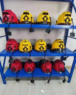 Camara de seguridad de casco de bomberos y rescate técnico con sensor de imagen térmica