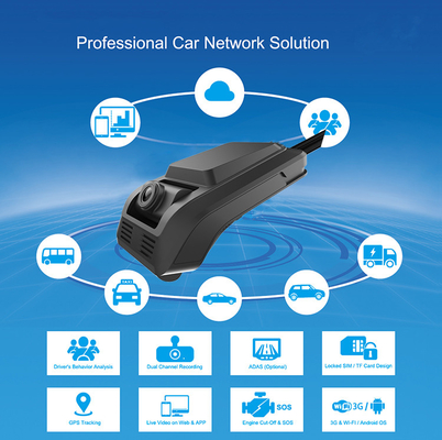4G Smart Dash Camera con GPS y lente de gran angular