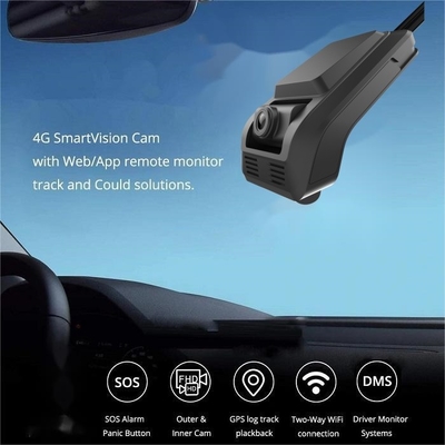 1080P 4G Dash Cam con ADAS DMS todo en uno Monitoreo de estacionamiento para gestión de flotas