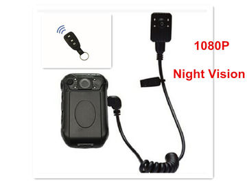Formato de WiFi Body Camera H.264 MP4 del oficial de policía con la pantalla de TFT LCD de 2,0 pulgadas