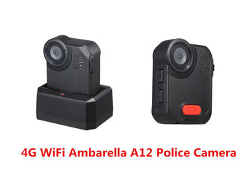 Chipset gastado de Ambarella A12 LA55 del ángulo de opinión de las cámaras 160°Field de la policía durable