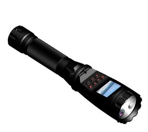 Antorcha elegante con los guardias de seguridad de la cámara 4G SIM Video Recorder For Police
