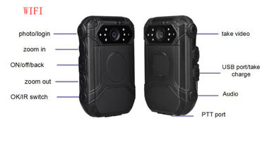 Sensor gastado de la P.M. Cmos de las cámaras 5,0 de la policía de la registración sola/dual P 1080
