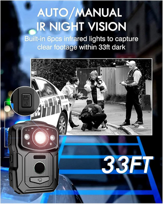 Grabadores de video de policía de 2 pulgadas CMOS OV4689 Sensor para las necesidades de aplicación de la ley