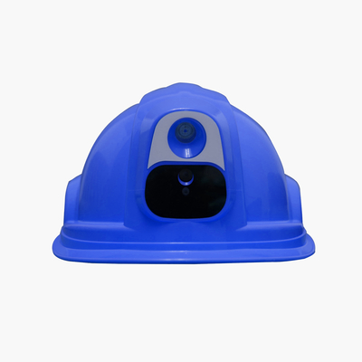 4G GPS Tracking Safety Helmet Camera con función Wifi y capacidad de almacenamiento de 64 GB para trabajadores mineros en software de gestión