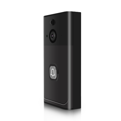 Formatos codificados H.264 y visión nocturna compatible con la batería de timbre de puerta de vídeo inalámbrico incluida para seguridad en el hogar