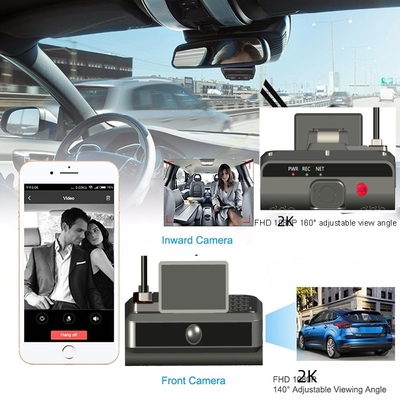 4G Dashboard Dual Camera AI ADAS DMS Reconocimiento facial del conductor con compresión de video H.264/H.265