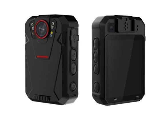 Cámaras policiales portátiles 4G impermeables de alta definición con seguimiento GPS y software de plataforma CMSV6