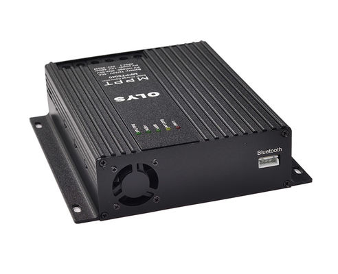 Controlador de carga MPPT 50A con doble entrada, cargador solar de batería de 24V CC