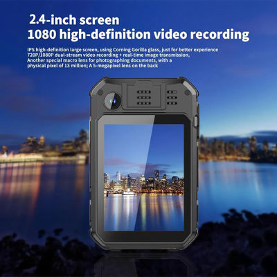 Comunicación de video y audio PTT 4G Wifi Comando de conversación GPS Grabadora de video en vivo