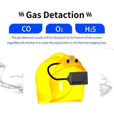 Casco de bombero con imagen térmica Cámara infrarroja