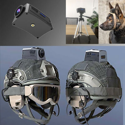 Cámara IP 4G Rtsp Rtmp Onvif Cámara Táctica de Casco