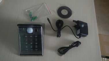 PIR Light Wifi Security Camera solar 2 pixeles mega 1080P construidos en la batería 2500mah